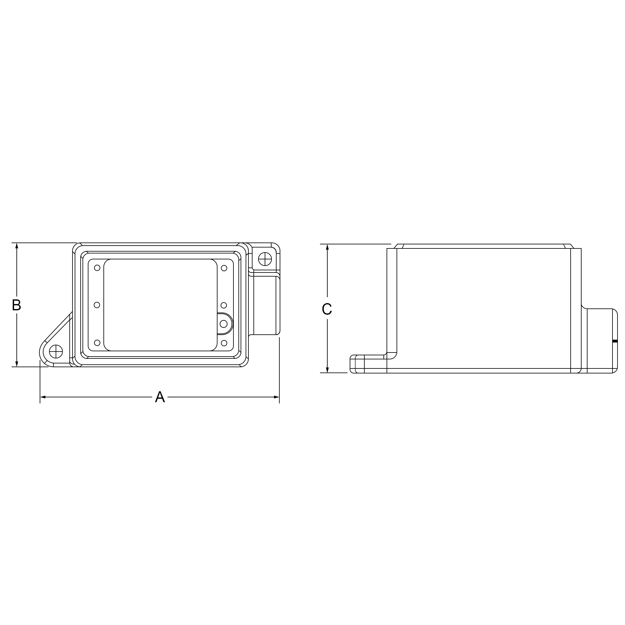 FD Device Box - Technical Drawing