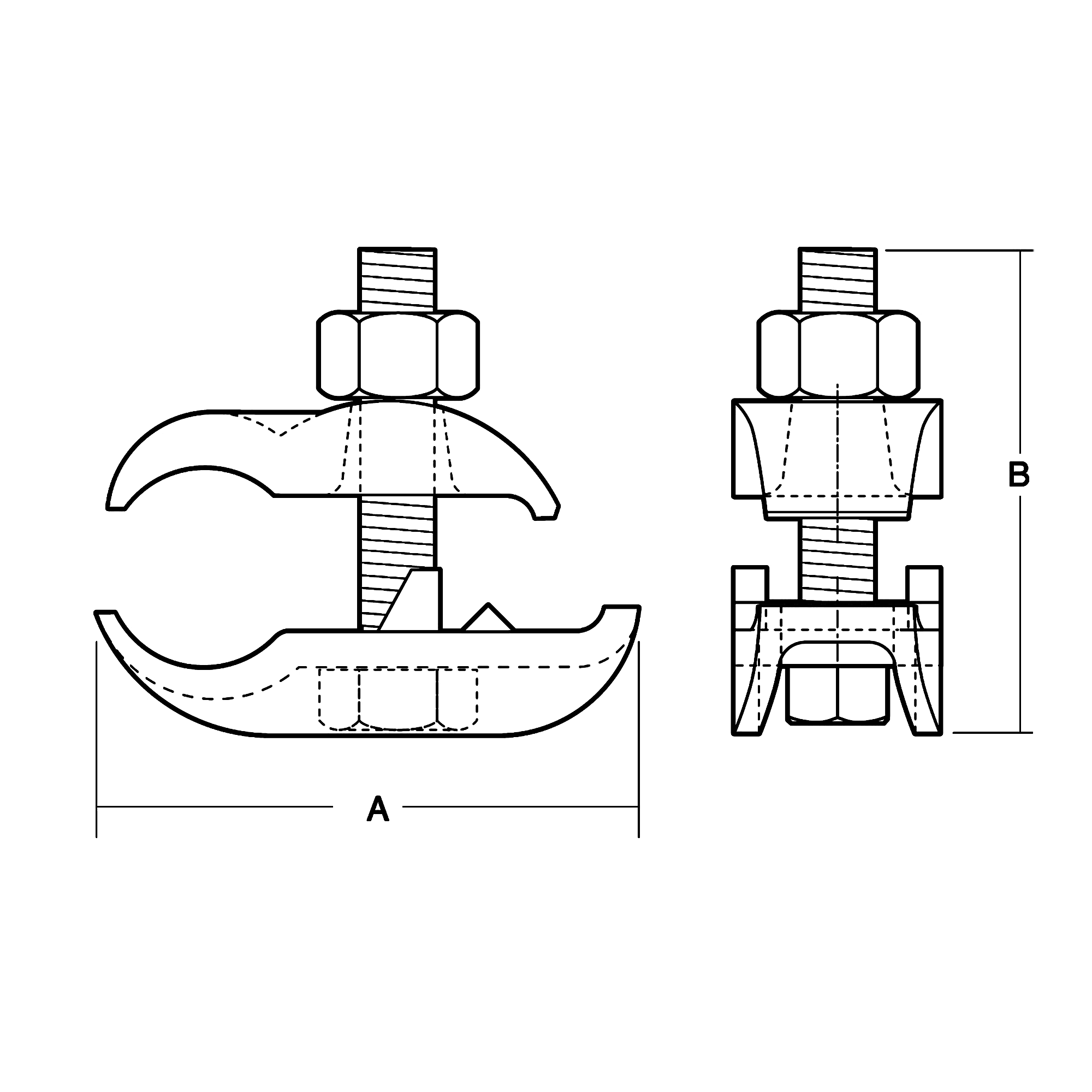 Parallel Clamps - Technical Drawing