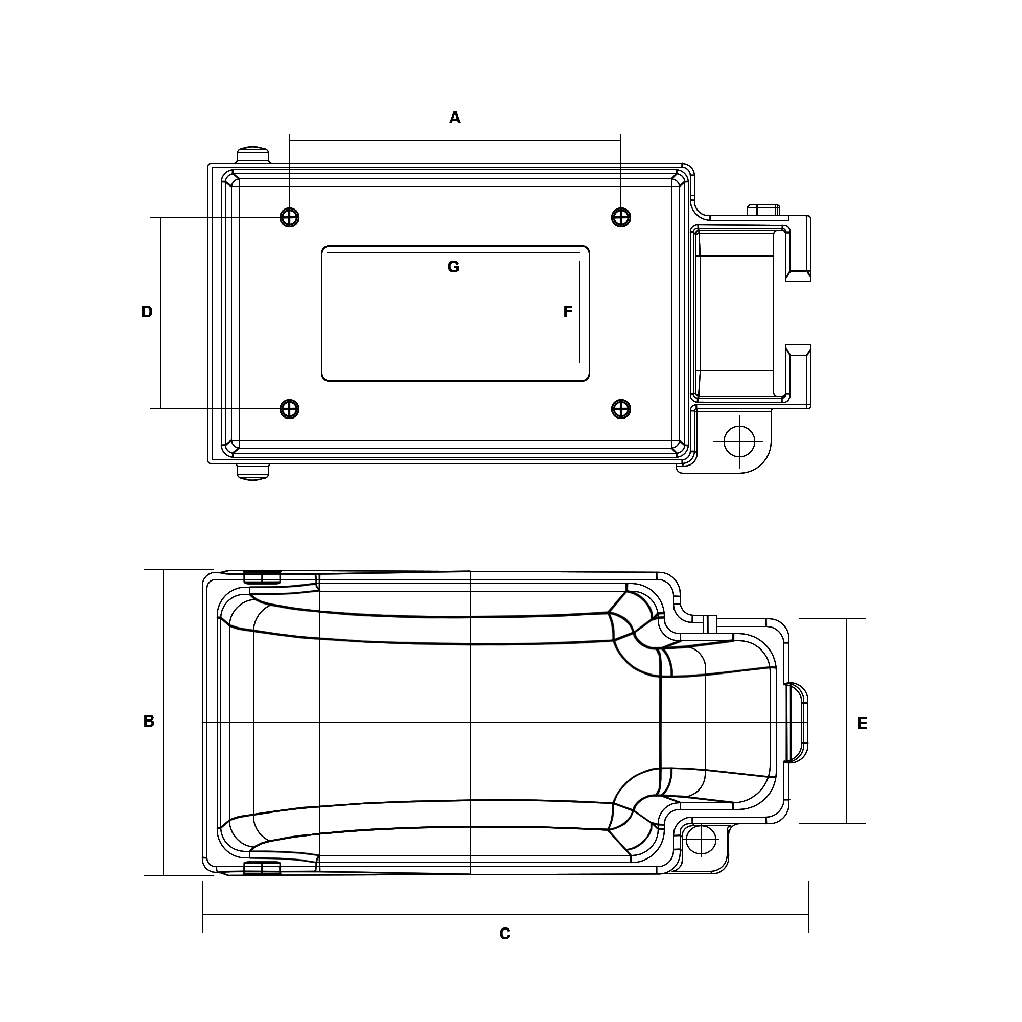 In-Use Cover - Technical Drawing