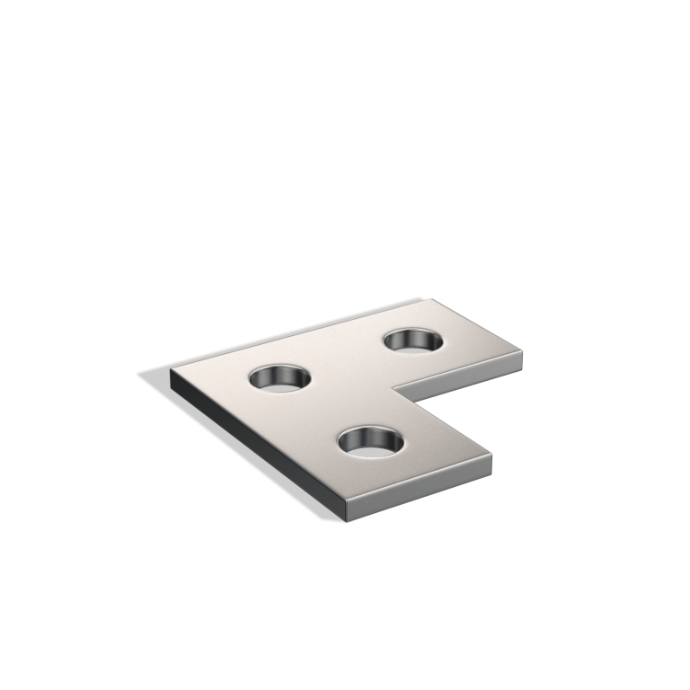 Three Hole Flat Angle Plate