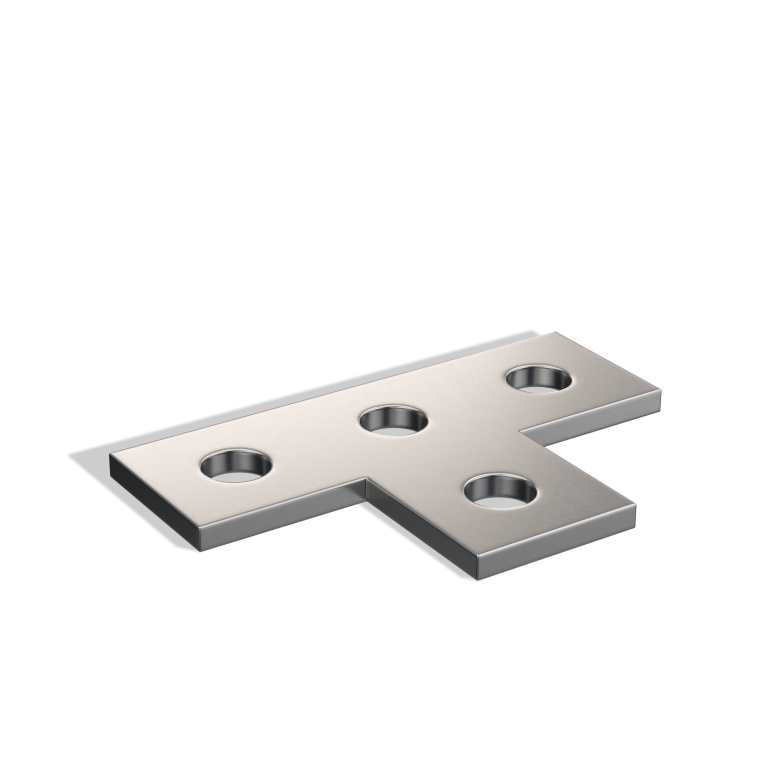 Four Hole Tee Plate
